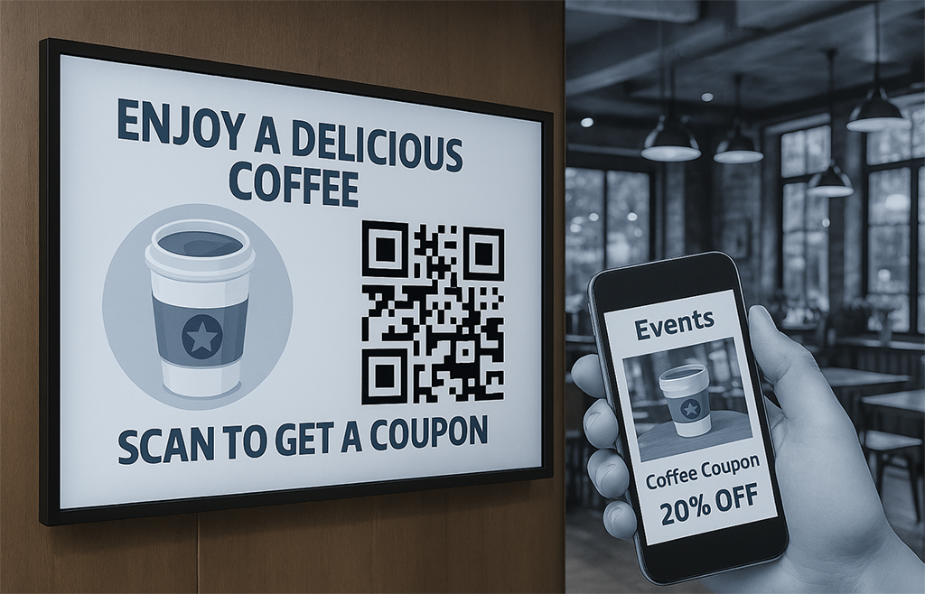 QRLink + Signage demo